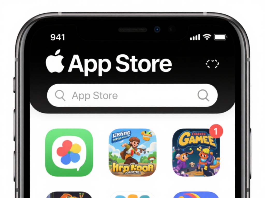 打开App Store：作为苹果设备的官方应用商店